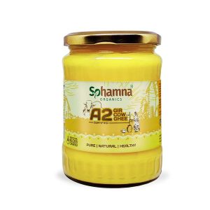 500ml I Premium Hand-Crafted Organic Ghee A2 Gir Cow Milk Vegan Cholesterol-Free Natural Healthy Cooking Oil I Authentic Traditional Process