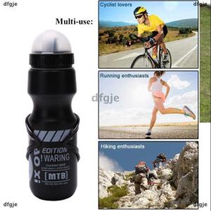 [COD] dfgje 750ML Portable Mountain Bike Bicycle Cycling Water Drink Bottle with Holder Cage