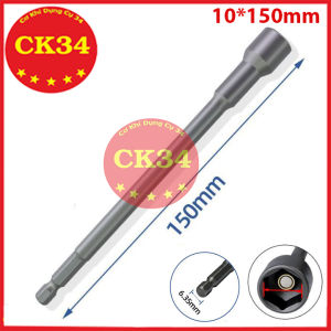 Đầu chụp bulong đầu siết bu lông dài 150mm-300mm-400mm-500mm có nam châm cho máy khoan bắn vít
