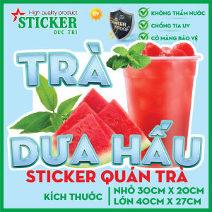 🔥 MIẾNG DÁN TRANG TRÍ TIỆM TRÀ TRÀ ĐÀO CAM SẢ TRÀ DƯA HẤU TRÀ NHÃN TRÀ DỨA... 🔥 TRANG TRÍ TƯỜNG XE CỬA KÍNH