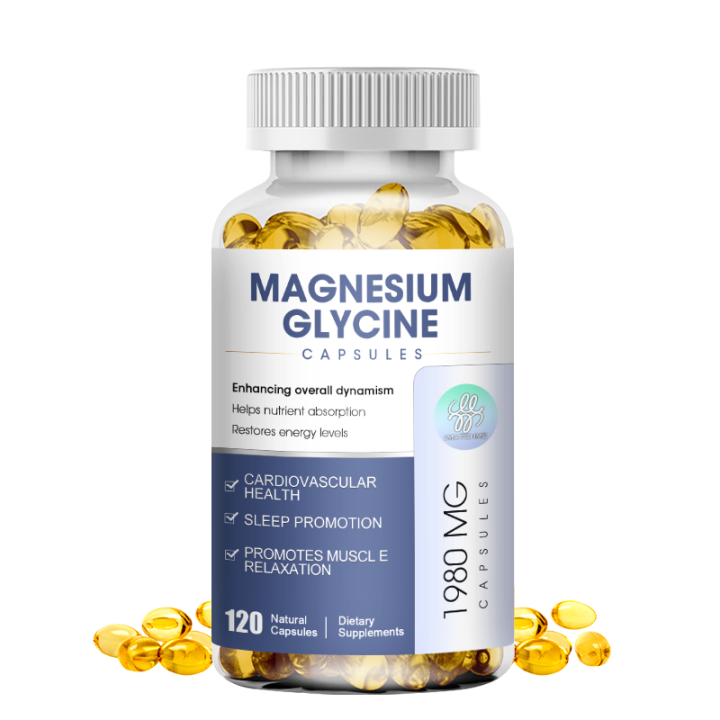 iMATCHME Magnesium Glycinate Capsules 500mg for Supports Muscle, Joint