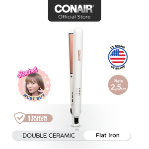 Conair Catokan Pelurus Rambut Double Ceramic 25cm