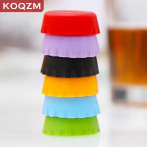 [COD] KOQZM KITCHEN 6pcs Reusable Silicone Bottle Caps Beer Cover Soda Cola Lid Wine Saver Stopper