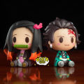 Mô hình Kimetsu No Yaiba - 10 mẫu Chibi Tanjiro Nezuko Zenitsu Inosuke Rengoku Xà Luyến Hà trụ - Thanh gươm diệt quỷ. 