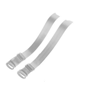 Clear Bra Strap Invisible Adjustable Transparent Shoulder Strap 1 Pair Womens Soft Nonslip Bra Straps Replacement