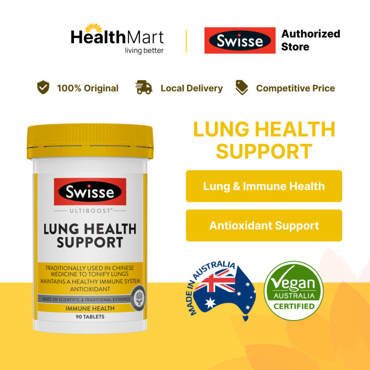 [SG] Swisse Lung Health Support, 90 Tablets (Lung & Immune System