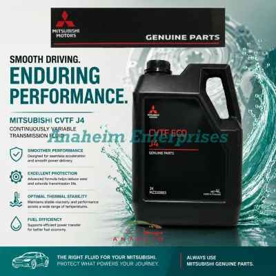Mitsubishi Mirage CVTF J4 (Continously Variable Transmission Fluid) 4 Liters - MZ320883