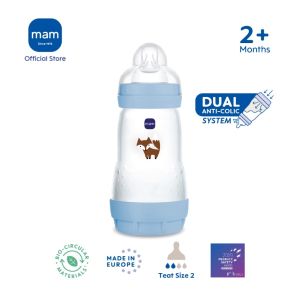 MAM Easy Start Anti Colic Bottle (260ml) with Medium Flow Silicone Teat
