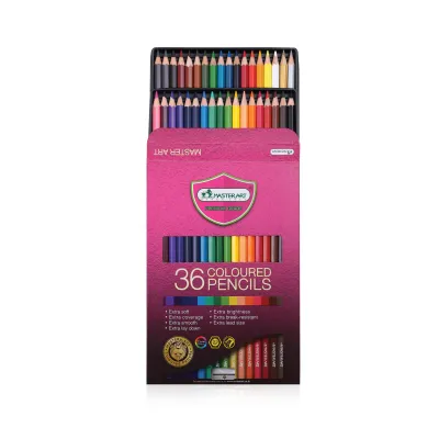 Master Art มาสเตอร์อาร์ต สีไม้ ดินสอสี แท่งยาว 12สี 24สี 36สี 48สี 60สี 72สี