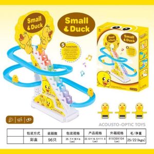 Vịt Leo Cầu Thang 3 - 6 - 9 vịt Có Nhạc Đèn Loại To Đồ Chơi Cầu Trượt Cho Bé - Lana Queen