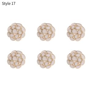 YESMILE 6PCS Fashion No Sewing DIY Seamless buttons Coat Button Detachable Adjustable