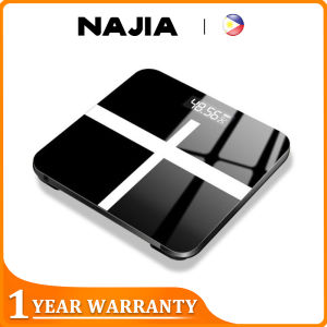 NAJIA Digital Weighing Scale Human Body Fat Scale Analysis Electronic Smart USB Rechargeable Bathroom Health Monitor