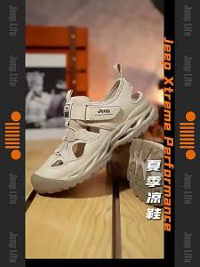 Jeep Jeep Outdoor Non-Slip Hiking Climbing Sandals Mens Sports Stream Trekking Shoes Travel Beach Sandals Water Shoes