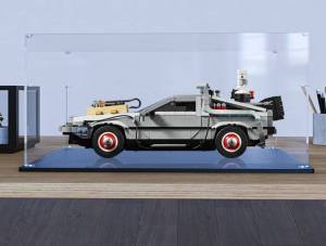 Acrylic Display Case Box 10300 Back to the Future Time Machine (Only display case box No blocks Model)