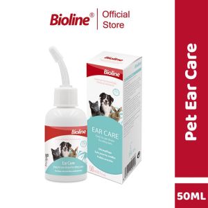 BIOLINE 50ML Bioline Ear Care for Dogs&Cats and Rabbits Pets Earcare