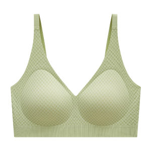 Bra for Women Push-Up Lace Wireless Seamless High Elasticity Back Hook Closure Skin-Friendly Ladies Underwear