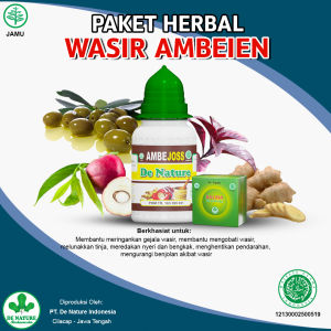 OBAT WASIR AMBEJOSS SALWA DE NATURE ATAS AMBEIEN AMBEYEN KELUAR BENJOLAN DI ANUS