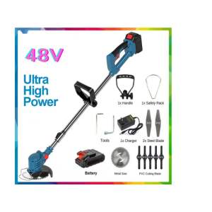 Makita Electric Lawn Mower Original Heavy Duty Japan Rechargeable  Wireless Electric Tool Crodless Grass Cutter Rechargeable Trimmer Portable Garden / Outdoor Pruning  Tool