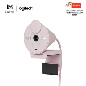 Logitech Brio 300 Full HD Webcam with Privacy Shutter Noise Reduction Microphone USB-C Ceritified for Zoom Microsoft Teams Google Meet Auto Light Correction