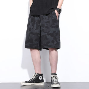 2XL-8XL กางเกงขาสั้นลายพรางไซส์ใหญ่ Camouflage ยืดหยุ่นสูง ใส่สบายโปร่งโล่ง เรียบง่ายใส่ได้ทุกโอกาส