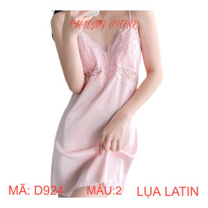 Váy ngủ bộ ngủ chất liệu vải lụa phối ren mềm mại sang trọng quý phái. Bộ ngủ lụa mang lại sự êm ái và thoải mái cho người dùng
