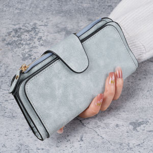 Hot Sale Long Buckle Womens Wallet Coin Purse Multi-color Card Slots Phone Bag Clutch Card Holder wallet[ Free Shipping ]