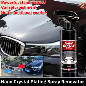 Nano Crystal Plating Spray Car Renovator Waterproof Shine Liquid Polish Wax Quick Coat Ceramic Coating Spray Waterless Car Wash