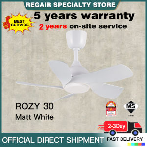 REGAIR ROZY30 5 blade 16 speed 9000CFM remote control ceiling fan with light 5years warranty
