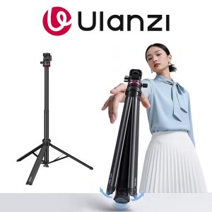 Ulanzi MT-80 213cm Auto Open Tripod Light Stand Selfie Stick for Camera Photography Studio
