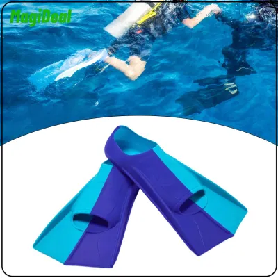 MagiDeal chân chèo Bơi Silicone vây lặn với ống thở chân chân vịt bơi lặn chuyên nghiệp tập bơi cầm tay cho người mới bắt đầu nam nữ người lớn