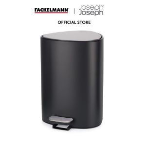 Joseph Joseph EasyStore™ 5L Matt Black Bathroom Pedal Bin JJ0229
