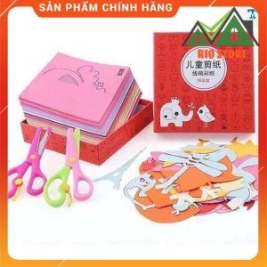 Bộ đồ chơi cắt giấy tạo hình 240 tờ tặng - Đồ chơi thủ công mỹ thuật Rio Store
