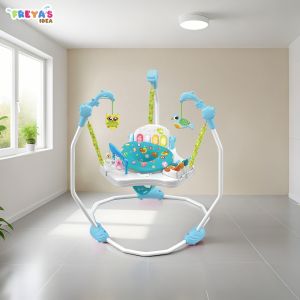 FR-M388 Mainan Bayi Baby Jumper Musik Lampu / Kursi Lompat Jungle Putar 360 Derajat / Bouncer Bayi