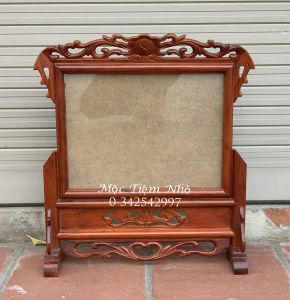 Khung Hình Đôi 1 Hình Nằm Ngang Thờ Gia Tiên Cỡ 25x35