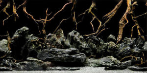 Aquarium 3d Background Sticker Fish Tank Wallpaper Decoration HD Forest Mural Poster Supports Various Sizes And Picture Customization