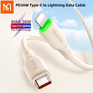 Mcdodo ซิลิโคนเหลวชนิดสายชาร์จ USB อย่างรวดเร็วสายสำหรับ iPhone สายฟ้า14 13 12 11โปรสูงสุดสายค่าโทรศัพท์สายชาร์จเร็ว IOS PD