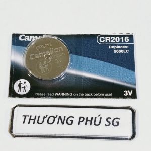 Pin CR2016 - 3V 2016 DL2016 5000LC E-CR2016 - Pin Lithium Camelion chính hãng / Giá bán 2 Viên