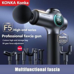 KONKA F5 Massage Gun/99 Speed/Gift 8 Head Profession Muscle Massager Therapy FASCIAL GUN