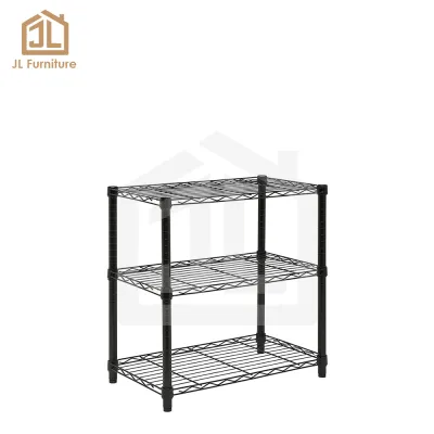 JL Furniture 3 / 4 / 5 Tier Metal Wire Shelf Multipurpose Adjustable Storage Rack Boltless Rack Rak Dapur Rak Serbaguna