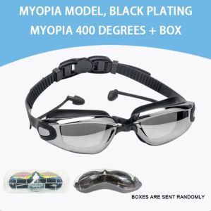 Kacamata renang olahraga kompetisi dewasa modis pelindung mata anti-kabut tahan air terbaik kacamata renang miopia