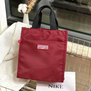 New Forest Series Colored Handheld Lunch Box Bag for Work Student Waterproof Handheld Bento Bag Makeup Class Bag Mommy Handbag Casual Commuter Bag