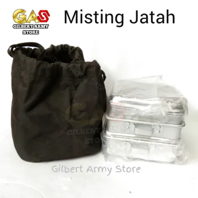 Misting TNI jatah Nesting Peralatan Masak Lapangan Outdoor Gilbert Army Store Alat Makan Berkemah