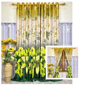 PAKET 3PCS GORDEN PINTU JENDELA SMOKRING 12 LUBANG CINCIN