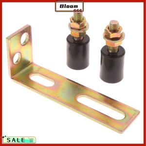 Follow Get New[Bloom Z] 1set Guide Wheel Patio Door Track Guide Rollers Sliding Door Guide Rollers With L-Pillar Bracket Adjustable Double Nylon Rollers