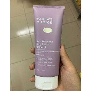 Paulas Choice - Skin Revealing Body Lotion 10% AHA 210ml Hỗ Trợ Chăm Sóc Da Cơ Thể - Giúp da mềm mại và mịn màng hơn  Hỗ trợ cải thiện cảm giác khô ráp ở các vùng da như khuỷu tay đầu gối  Giúp da duy trì độ ẩm cần thiết