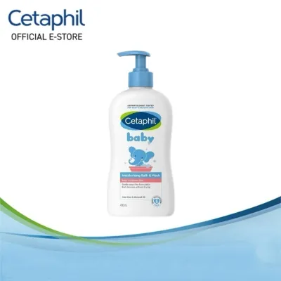Cetaphil Baby Wash & Shampoo For Hair & Body Delicate Skin With Calendula 400ml Cetaphil Baby Daily Lotion