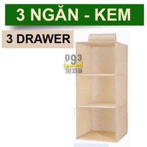 Túi Vải Đựng Quần Áo 5 Ngăn 3 Ngăn Tủ vải treo đựng đồ