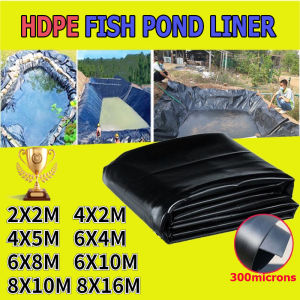 Black Fish Pool Pond Thickness 0.3mm 6x8 6x10 Membrane Pools Fish Pond Liner Pools Rubber pond lining pond lining fish pond lining pond plastic greenhouse pond