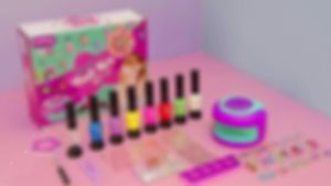 BAT Kids Nail Art Kit for Girls Ages 7-12 with Nail Dryer & 2 in 1 Water Based Pen & 3D Decoration & Sticker and Nail Flier - Idea Birthday Gifts for Girls 7 8 9 10 11 12