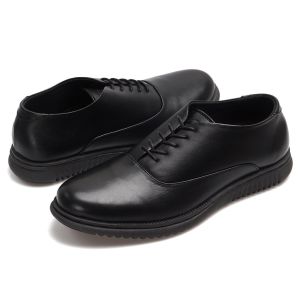 LONDON BLACK - (KULIT ASLI) Sepatu Pantofel Pria Oxford Formal Kerja Kantor Kenzios x Sneakers Pedia